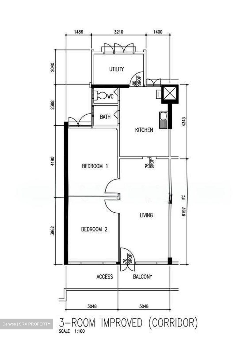 Blk 130 KIM TIAN VISTA (Bukit Merah), HDB 3 Rooms #553360481
